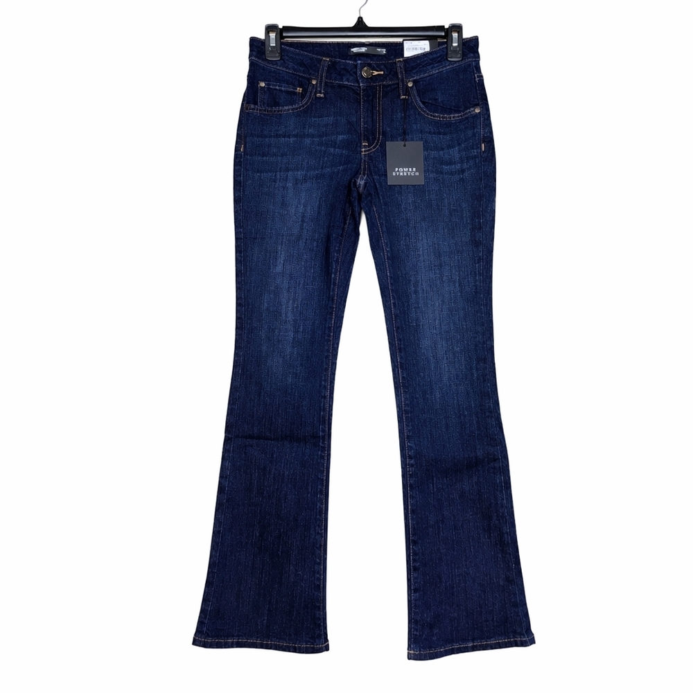 Simply Vera Vera Wang Mid Rise Bootcut Dark Wash Jeans Women's 2 Short New